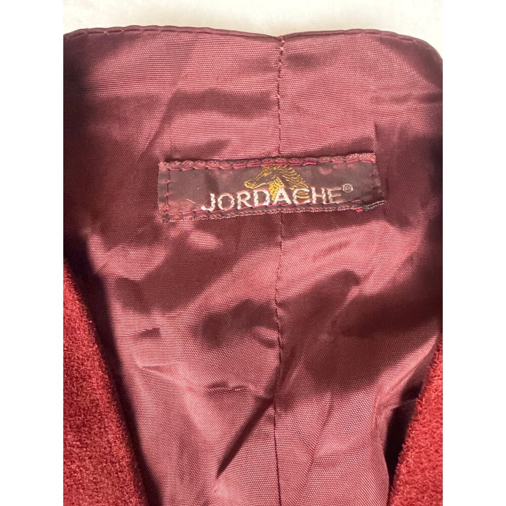 Vintage jordache suede fringe vest burgundy 
Size s - Picture 4 of 11